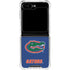 University of Florida Gators Mascot Blue Galaxy Z Flip6 Clear Case